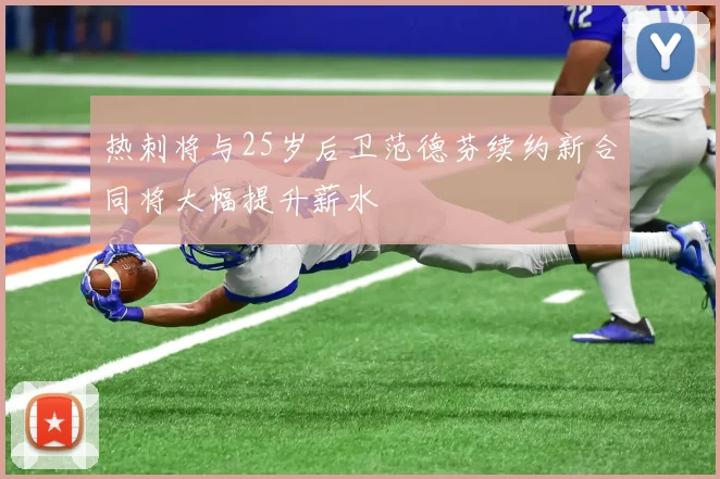 热刺将与25岁后卫范德芬续约新合同将大幅提升薪水